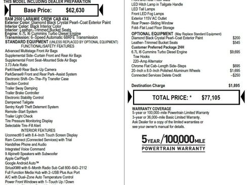 Used 2022 RAM 2500 Laramie AWD/4WD image 2