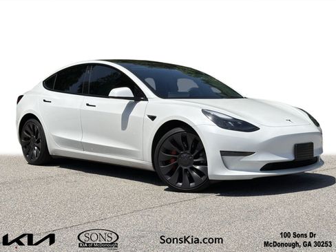 Used 2023 Tesla Model 3 Performance AWD/4WD image 1