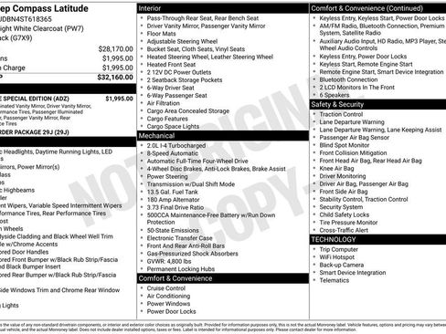 New 2025 Jeep Compass Latitude w/ Altitude Special Edition image 9