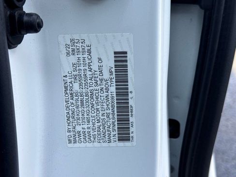 Used 2022 Honda Odyssey Touring image 9