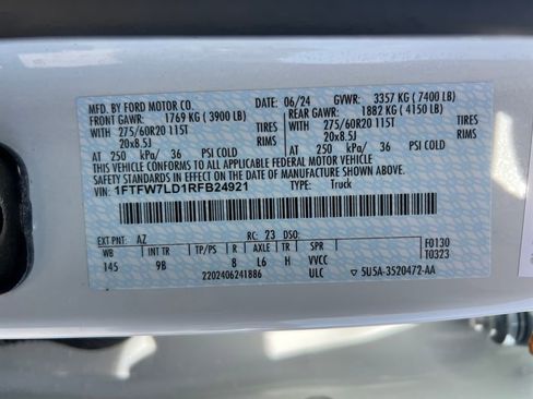 Used 2024 Ford F150 Platinum w/ Equipment Group 702A High image 33