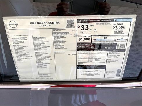 New 2025 Nissan Sentra SR w/ SR Premium Package image 39