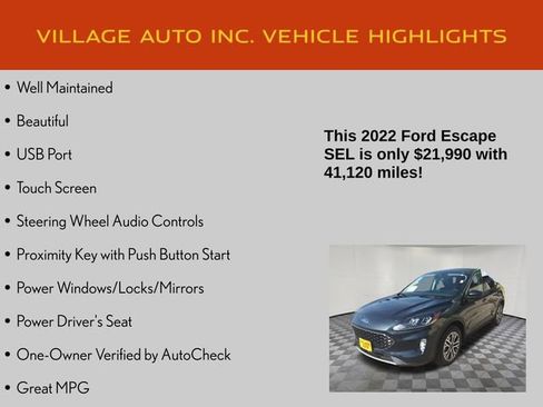 Used 2022 Ford Escape SEL image 7