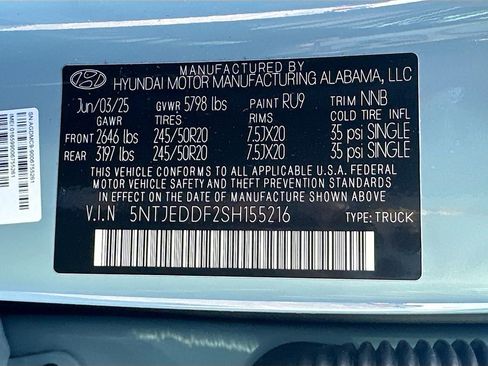 Used 2025 Hyundai Santa Cruz Limited image 34