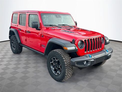Used 2022 Jeep Wrangler Unlimited Rubicon 4xe w/ Safety Group image 4