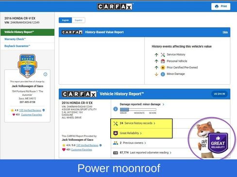 Used 2016 Honda CR-V EX image 7