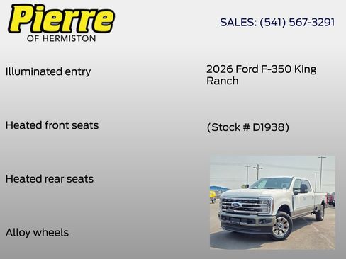 New 2026 Ford F350 King Ranch w/ FX4 Off-Road Package AWD/4WD image 12