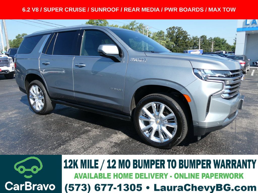 Certified 2024 Chevrolet Tahoe High Country w/ Advanced Technology Package AWD/4WD image 1