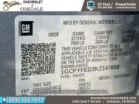 Certified 2019 Chevrolet Silverado 1500 LT Trail Boss image 37