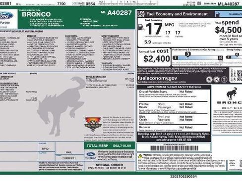 Used 2021 Ford Bronco First Edition image 26