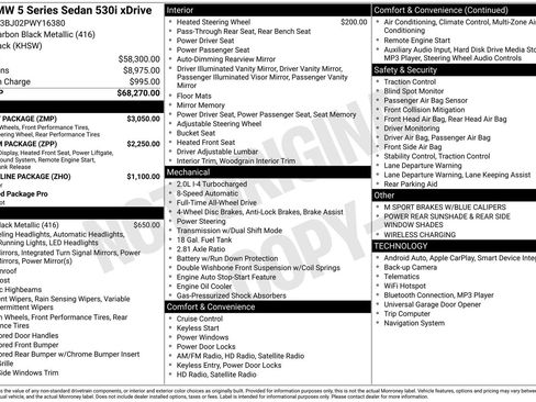 Used 2023 BMW 530i xDrive w/ M Sport Package image 16