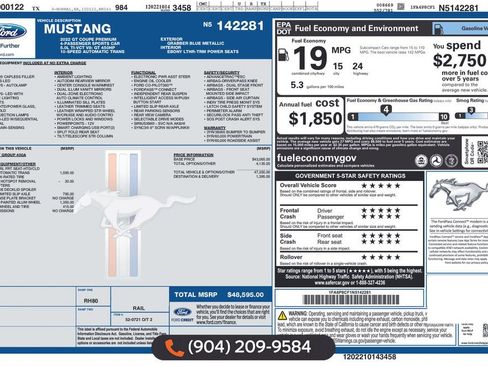 Used 2022 Ford Mustang GT Premium image 34