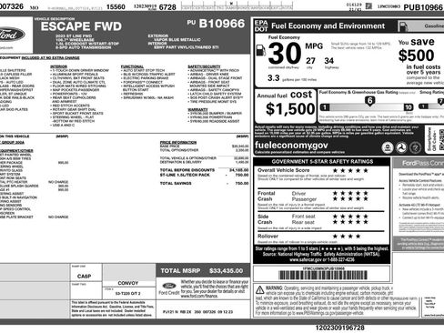 Used 2023 Ford Escape ST-Line w/ Tech Pack #1 FWD image 51
