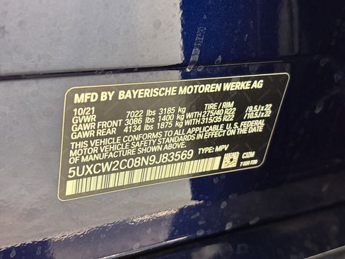 Used 2022 BMW X7 xDrive40i w/ M Sport Package AWD/4WD image 16