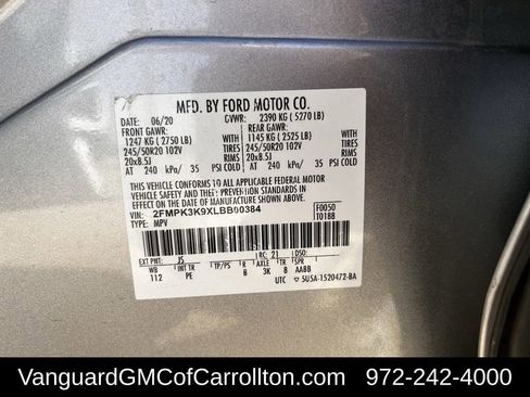 Used 2020 Ford Edge Titanium w/ Equipment Group 301A image 27