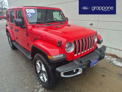 Used 2021 Jeep Wrangler Unlimited Sahara image 1