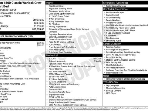 Used 2024 RAM 1500 Classic Warlock AWD/4WD image 40