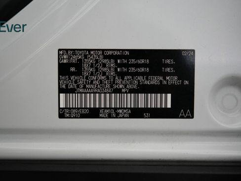 Used 2024 Toyota bZ4X Limited w/ Weather Package image 25