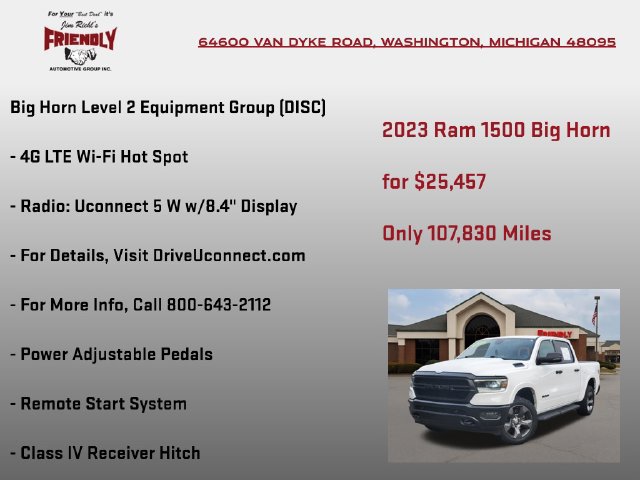 Used 2023 RAM 1500 Big Horn AWD/4WD image 30