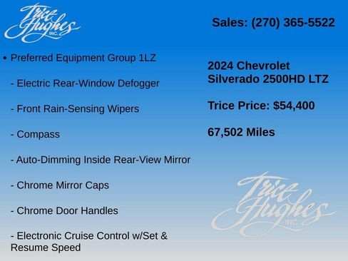 Used 2024 Chevrolet Silverado 2500 LTZ w/ LTZ Convenience Package AWD/4WD image 20