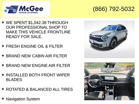 Used 2024 Kia Sportage X-Line w/ X-Line Premium Package AWD/4WD image 8