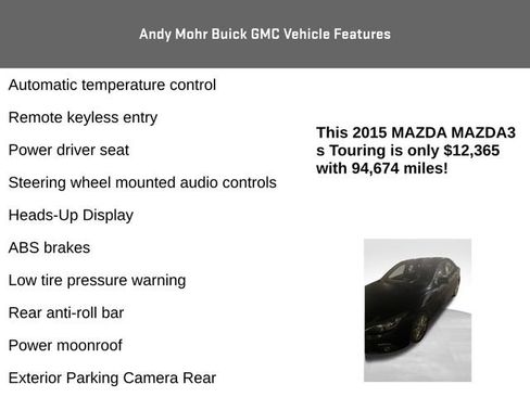 Used 2015 MAZDA MAZDA3 s Touring image 8