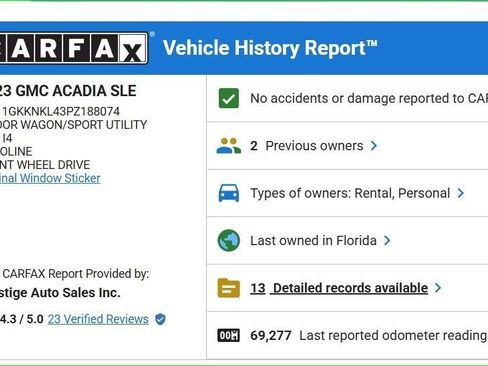 Used 2023 GMC Acadia SLE image 11