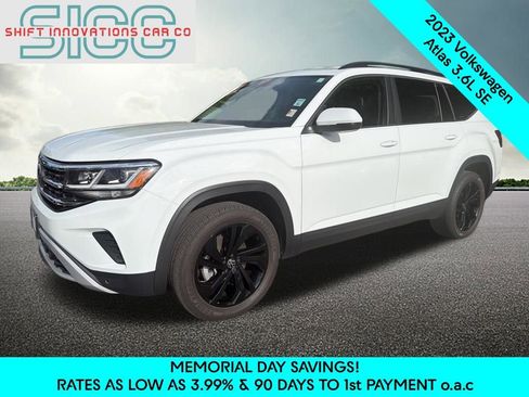 Used 2023 Volkswagen Atlas SE AWD/4WD image 1
