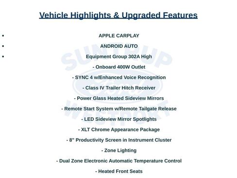 Used 2022 Ford F150 XLT w/ Equipment Group 302A High AWD/4WD image 7