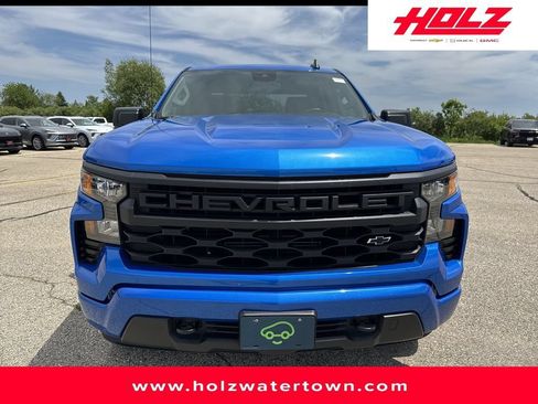 Certified 2025 Chevrolet Silverado 1500 Custom w/ Turbomax Blackout Package AWD/4WD image 2