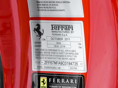 Used 2012 Ferrari 458 Italia Coupe image 48