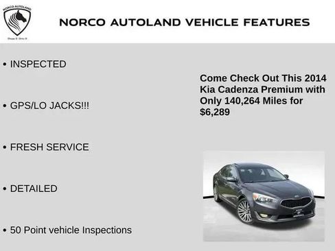Used 2014 Kia Cadenza Premium w/ Technology Package FWD image 7