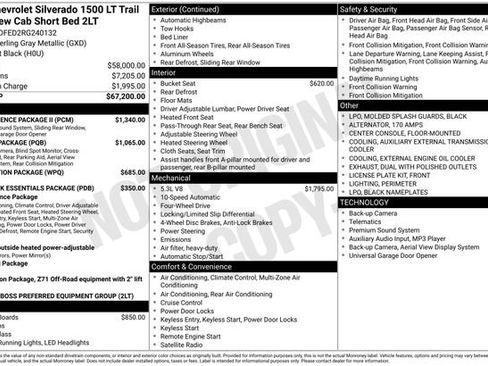 Used 2024 Chevrolet Silverado 1500 LT Trail Boss w/ Convenience Package II image 5