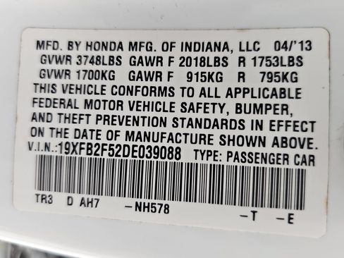 Used 2013 Honda Civic LX image 41