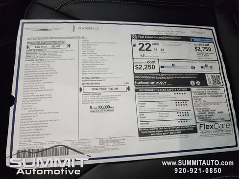 New 2026 Chrysler Voyager LX image 35