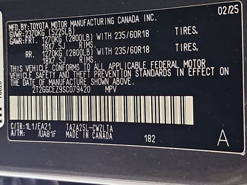Certified 2025 Lexus NX 350 AWD w/ Cold Area Package image 35