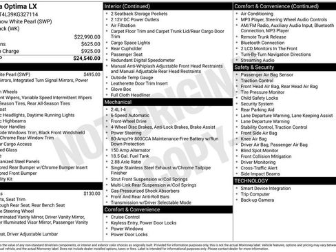 Used 2019 Kia Optima LX image 3