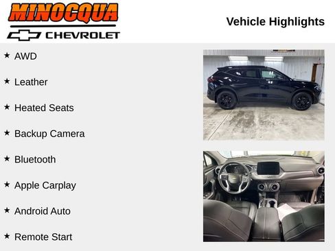 Used 2024 Chevrolet Blazer LT w/ Midnight/Sport Edition AWD/4WD image 2