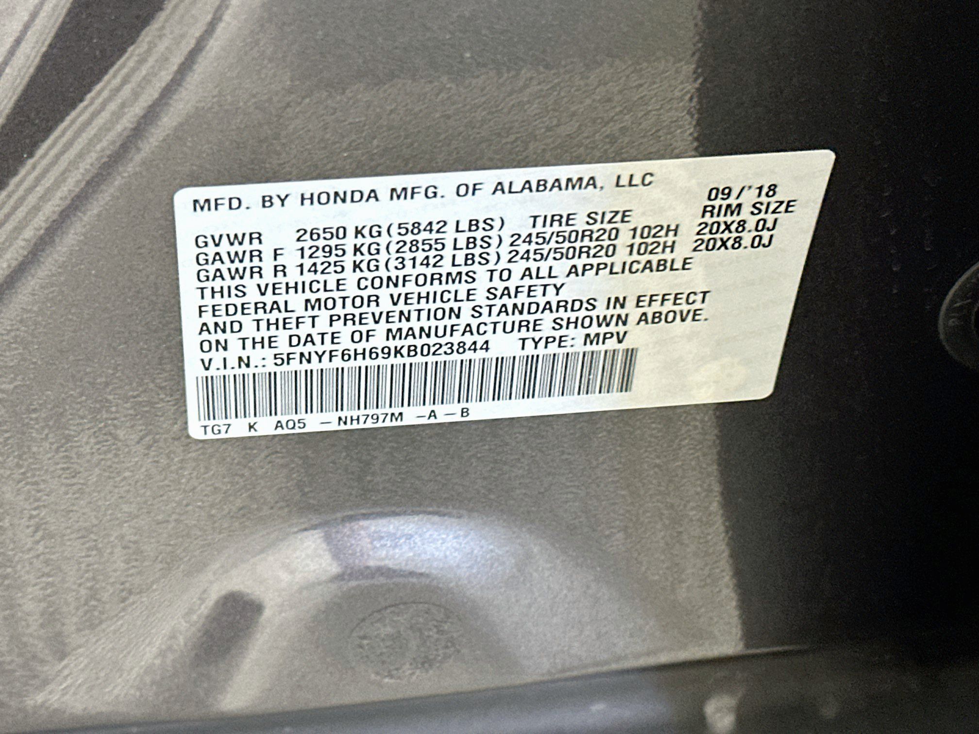Used 2019 Honda Pilot Touring image 12