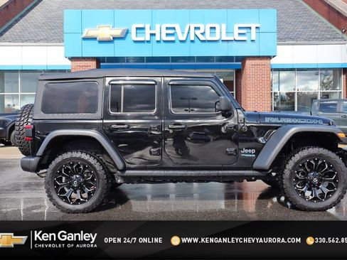 Used 2022 Jeep Wrangler Unlimited Rubicon 4xe w/ Cold Weather Group image 1