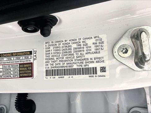 Used 2022 Honda CR-V Touring image 34