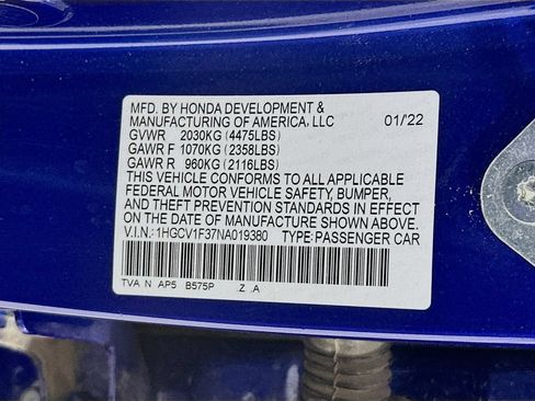 Certified 2022 Honda Accord Sport image 27