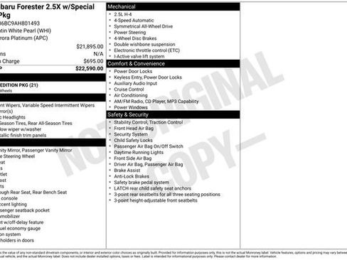 Used 2010 Subaru Forester 2.5X image 18