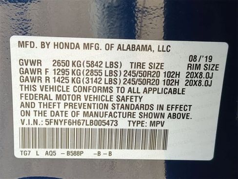 Used 2020 Honda Pilot Touring image 38