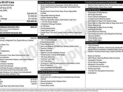 Used 2023 Kia K5 GT-Line w/ GT-Line Premium Package FWD image 4