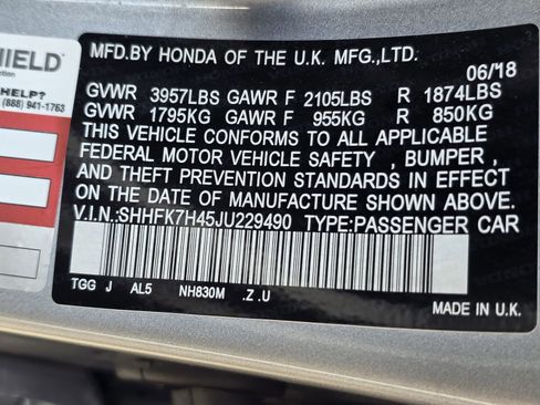 Used 2018 Honda Civic Sport image 31