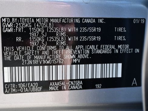 Used 2019 Toyota RAV4 Limited w/ Advanced Technology Package AWD/4WD image 37