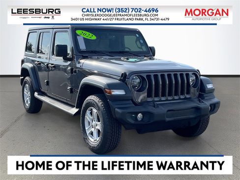 Certified 2022 Jeep Wrangler Unlimited Sport image 1