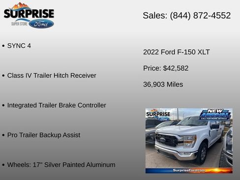 Used 2022 Ford F150 XLT w/ Trailer Tow Package AWD/4WD image 12