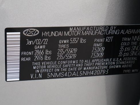 Used 2022 Hyundai Santa Fe Limited image 24